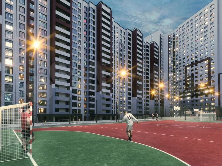 3-к. квартира, 71,1 м², 2/27 эт.