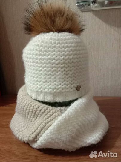 Комплект шапка+снуд