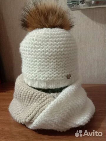 Комплект шапка+снуд