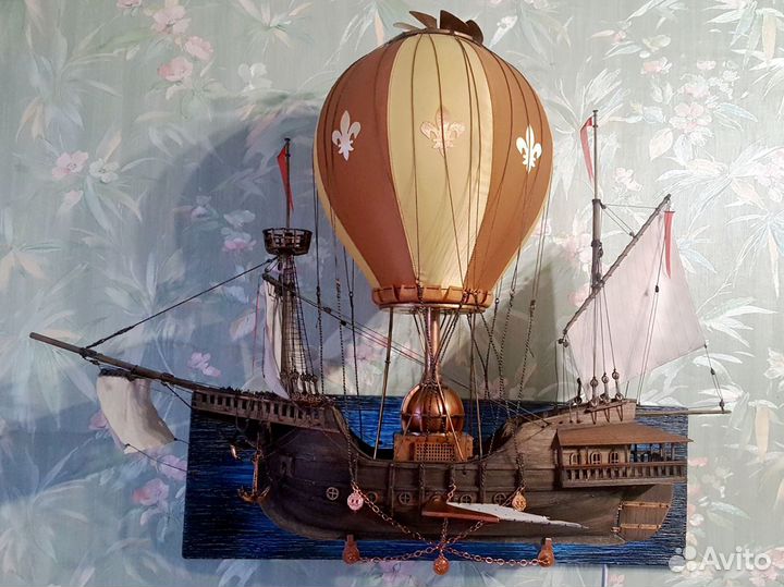 Светильник - корабль (стимпанк)