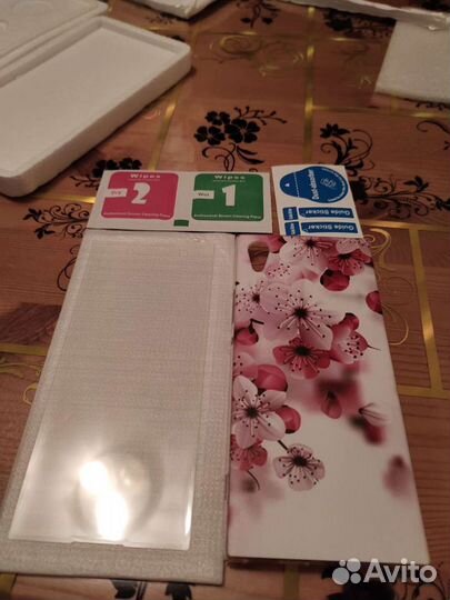 Защитное стекло и чехол для sony xa1 новые