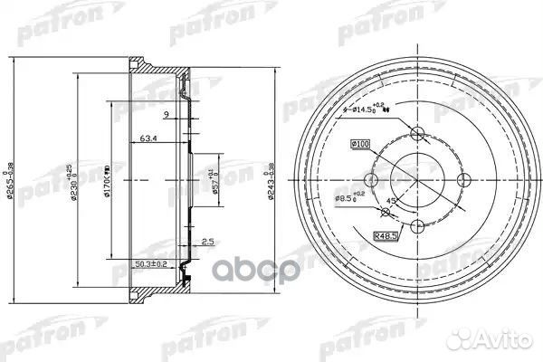 Барабан тормозной задн opel: astra F classic