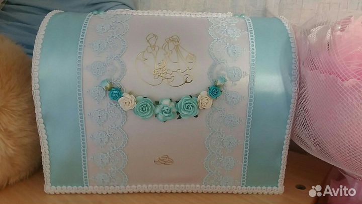 Свадебный сундук для денег