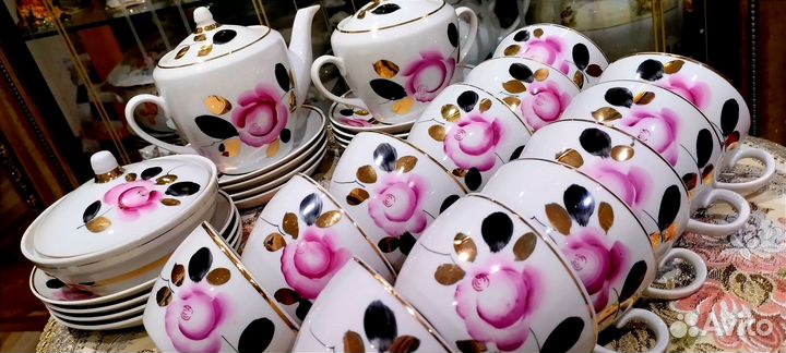 Кофейный сервиз объём 200 мл. на 12 персон СССР