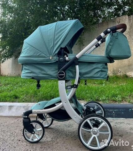 Коляска 2в1 Новая трансформер (озёрная)