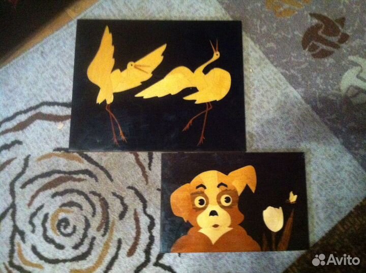 Картины сувениры СССР изделия из дерева