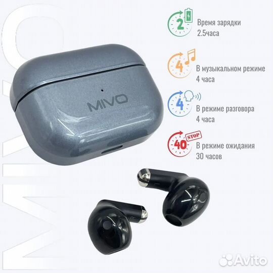 Беспроводные наушники mivo MT-13 Bluetooth 5.3