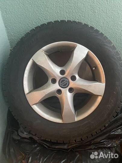 Шипованная резина на дисках для Nissan Qashqai