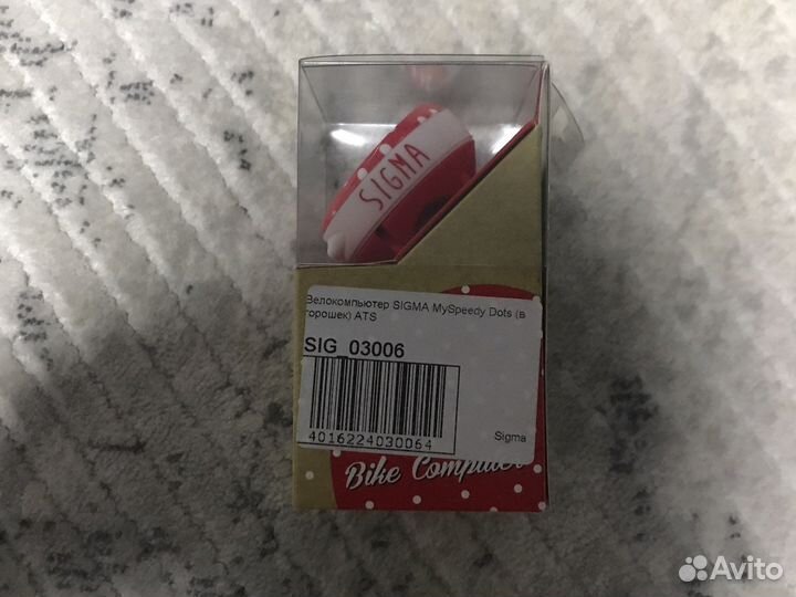 Велокомпьютер sigma my speedy ATS dots