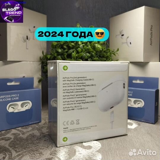 Airpods pro 2 type c premium + чехол (Арт.67477)