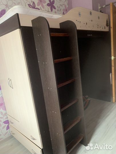 Детская кровать чердак