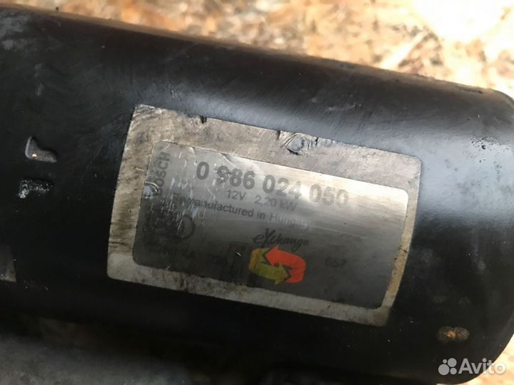 Стартер Audi A4 B7 ASB