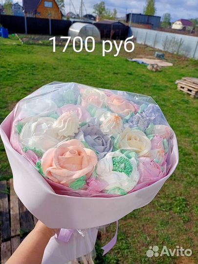 Букет из зефира