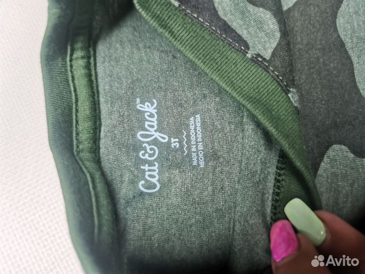 Лонгслив камуфляж для мальчика новый