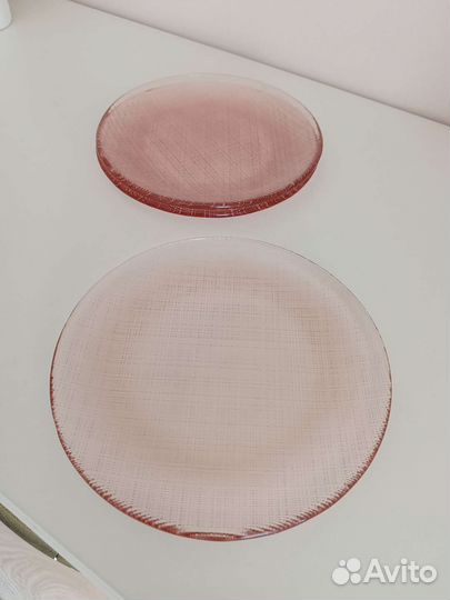 Тарелки цветное стекло