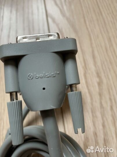 Кабель DVI-D - DVI-D серый