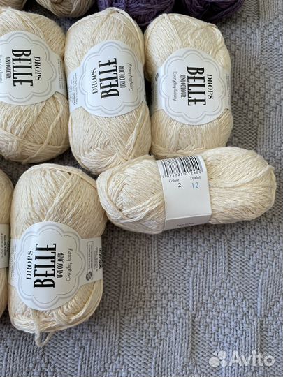 Пряжа хлопок Drops Belle