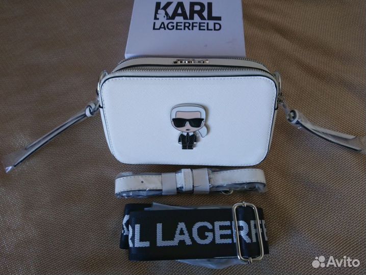 Сумка женская Karl lagerfeld белая