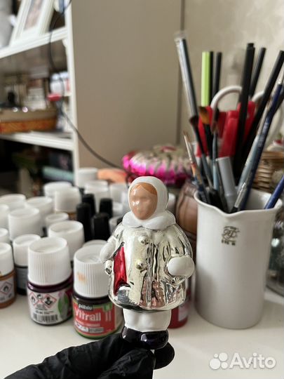 Елочные игрушки реставрация