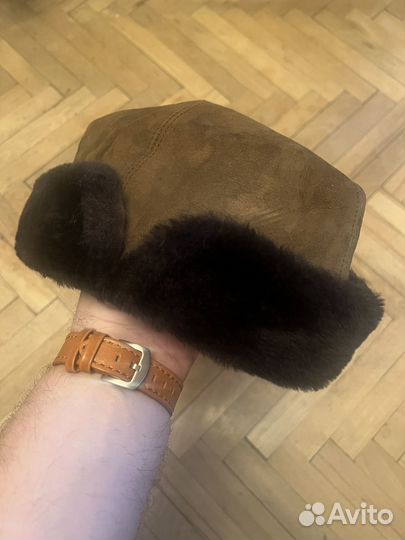 Шапка зимняя 'Пирожок - Горбачевка' 56 р-р