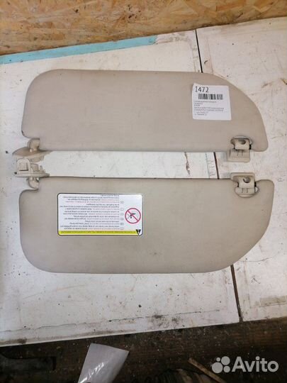 Козырек солнцезащитный (пара) Citroen C4 купе