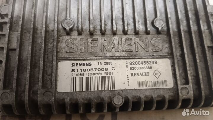 Блок управления АКПП Renault Symbol седан 1.4
