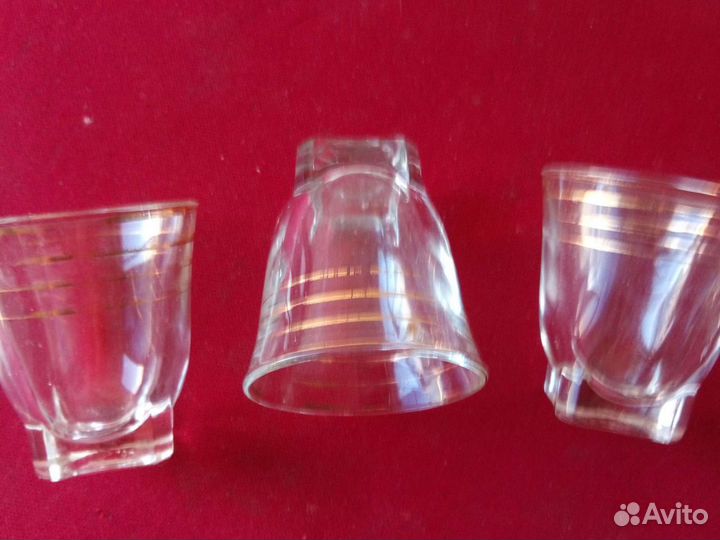 Рюмка и графинчикдля коньяка Винтаж 1950-60гг