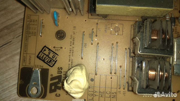 Блок питания плата от тв LG