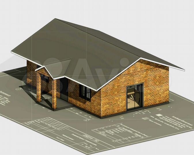 Дом 65 м² на участке 7 сот.