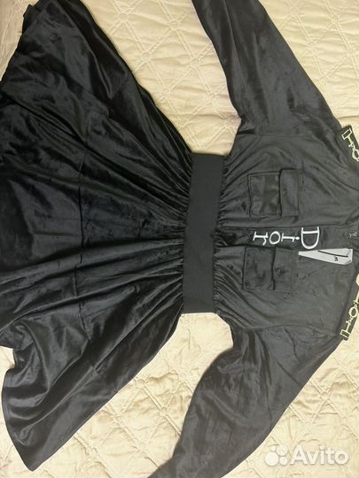 Велюровое платье