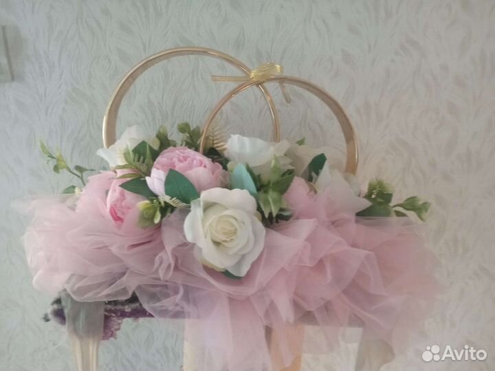 Украшение для свадьбы на авто