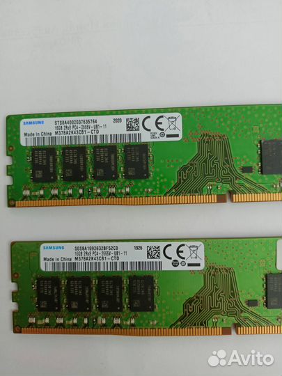 Оперативная память DDR4 2x16GB Samsung