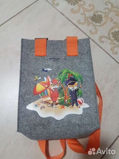 Детский рюкзачок новый аэрофлрт