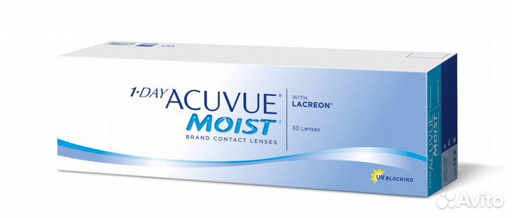 Линзы контактные однодневные acuvue moist