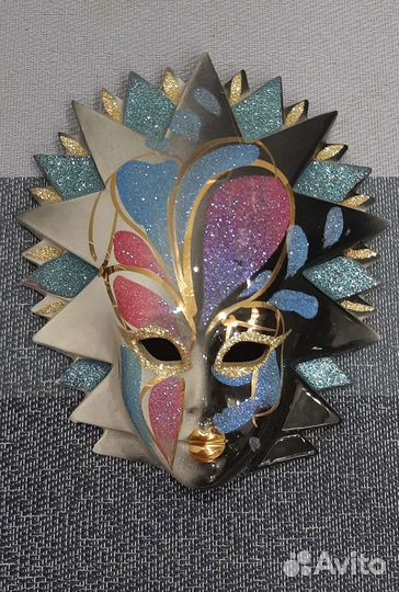 Венецианская маска,керамика, интерьерная,сувенир