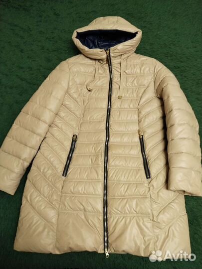 Пуховик женский теплый длинный 54 - 56 размера