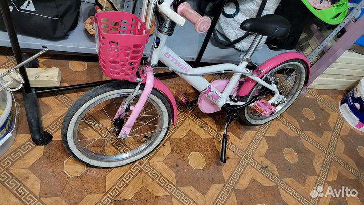Детский велосипед для девочки btwin 16