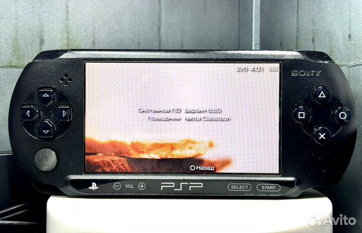 Sony PSP E1008 street прошита супер комплект