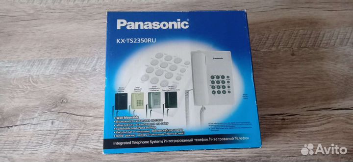 Стационарный телефон panasonic новый