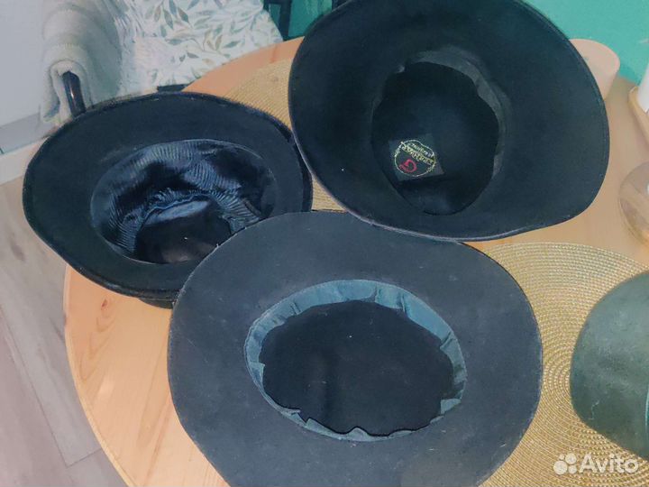 Шляпы пакетом винтаж фетр