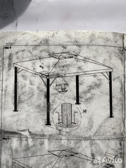 Шатёр садовый с москитной сеткой