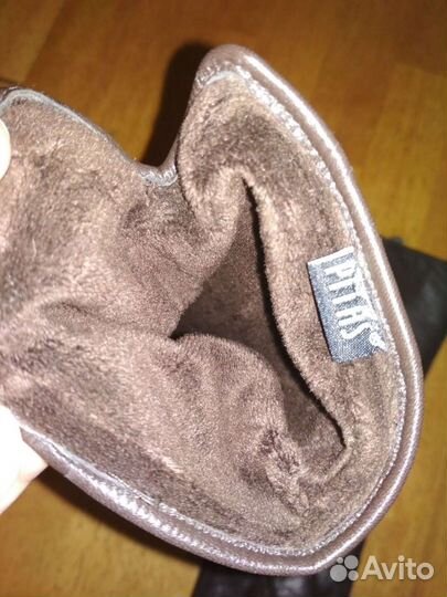 Перчатки кожаные