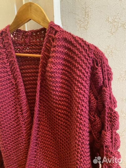 Вязанный бомбер