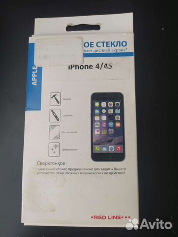 Защитное стекло iPhone 4/4s