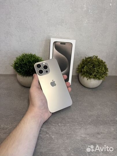 iPhone 15 Pro Max 512 gb (Идеал, АКБ100) sim+esim