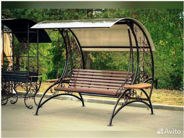 Качели кованые