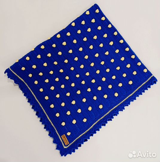 Пледы детские вязаные