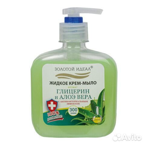 Мыло-крем жидкое 300 г золотой идеал 'Глицерин и а