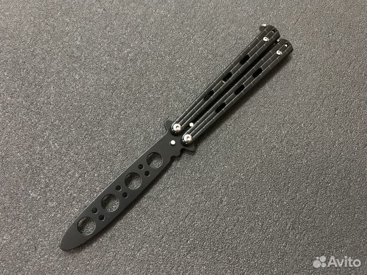 Нож-бабочка тренировочный Черный