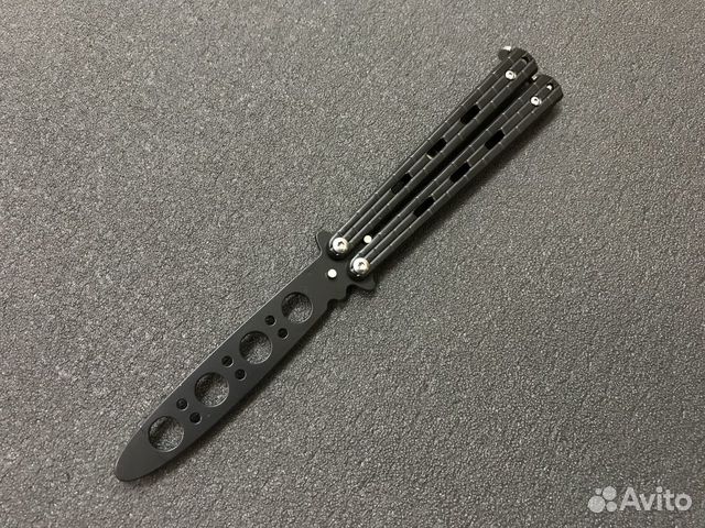 Нож-бабочка тренировочный Черный